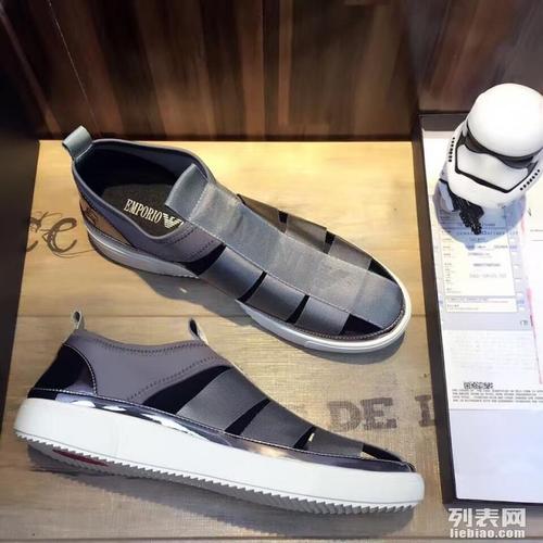 阿玛尼原版1:1时尚舒适透气休闲男鞋——厂家批发直供，鞋帽批发优选